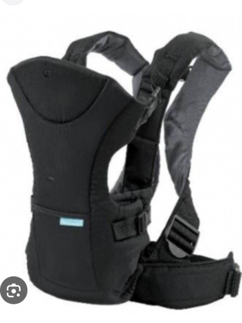 Infantino Black Infant Front Carrier w Padded Straps **I RESPOND TO OFFERS ONLY*